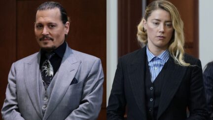 Johnny Depp, Amber Heard in court