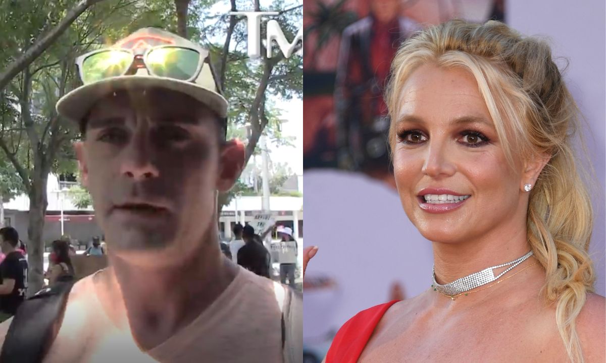 Britney Spears and Jason Alexander