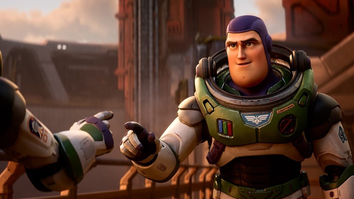 Screenshot of scene from Lightyear film