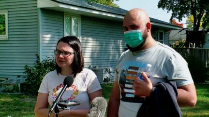 Denis Molla and Deanna Molla Trump supporter charged with faking arson atttack