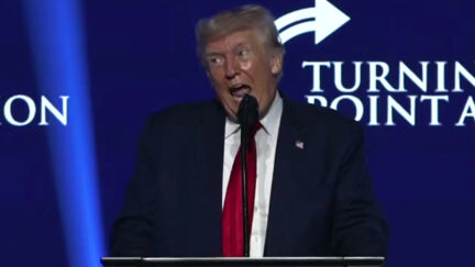 ‘I’m Telling You, She’s a Psycho’: Trump Fumes at ‘Sinister and Very Evil’ Enemies Nancy Pelosi, Her Husband Paul, and More in TPUSA Speech (mediaite.com)