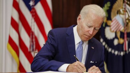 President Biden Signs The Bipartisan Safer Communities Act At The White House