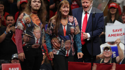 trump shirts at rally in Alaska