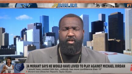 Kendrick Perkins on ESPN on July 11