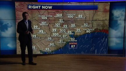 Weatherman Talks About Hot Weather in Texas Possibly Leading to Blackouts -- As Blackout Occurs