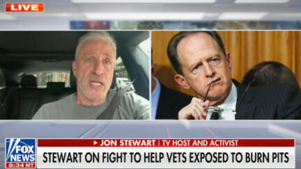 Jon Stewart Rips Pat Toomey on Fox News