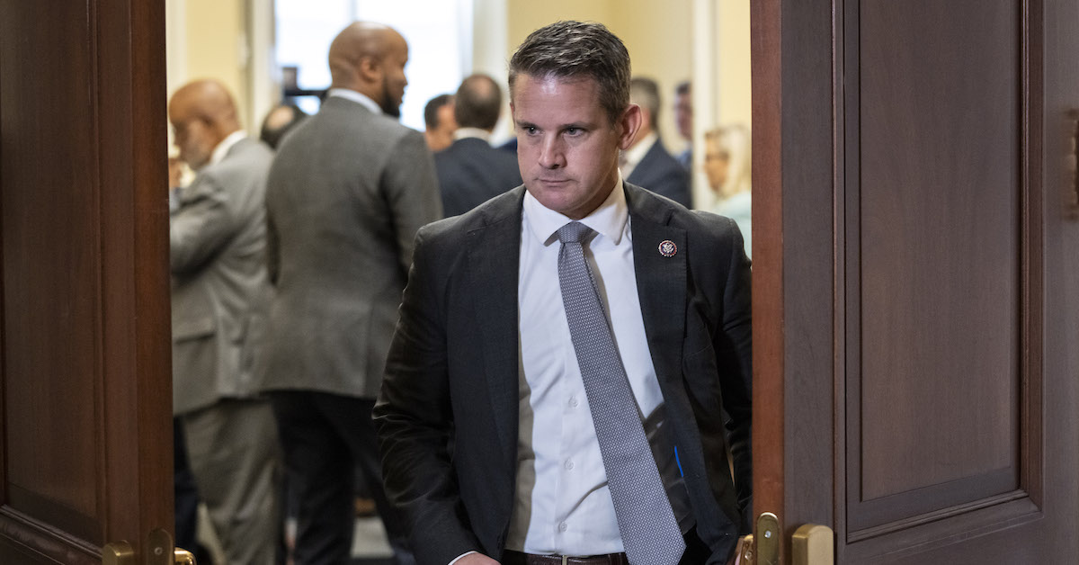 Adam Kinzinger Joins Republicans Mocking Kamala Harris for Using Pronouns