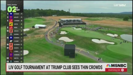 LIV Crowd Size Mocked By Morning Joe