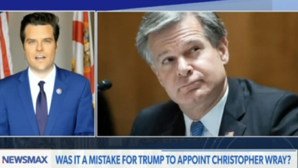 Matt Gaetz Says Trump ‘Absolutely’ Messed Up by Appointing Christopher Wray to Lead the FBI (mediaite.com)