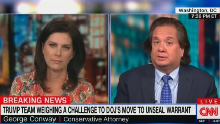 Erin Burnett and George Conway