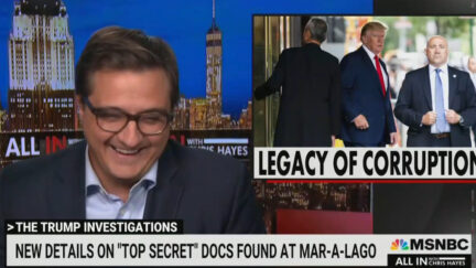Chris Hayes Gets a Kick Out of Report Trump Packed White House Docs Last Minute