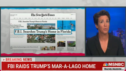 Maddow Gushes About FBI Raid on Mar-a-Lago