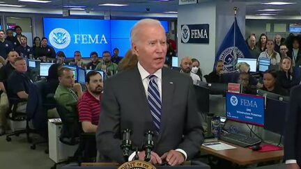 'Irrelevant But I'll Answer It Anyway!' Biden Chafes at Reporter Asking About 'Relationship' With DeSantis at FEMA Event