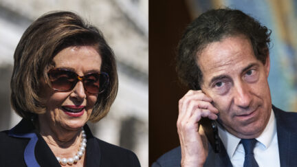 Nancy Pelosi and Jamie Raskin