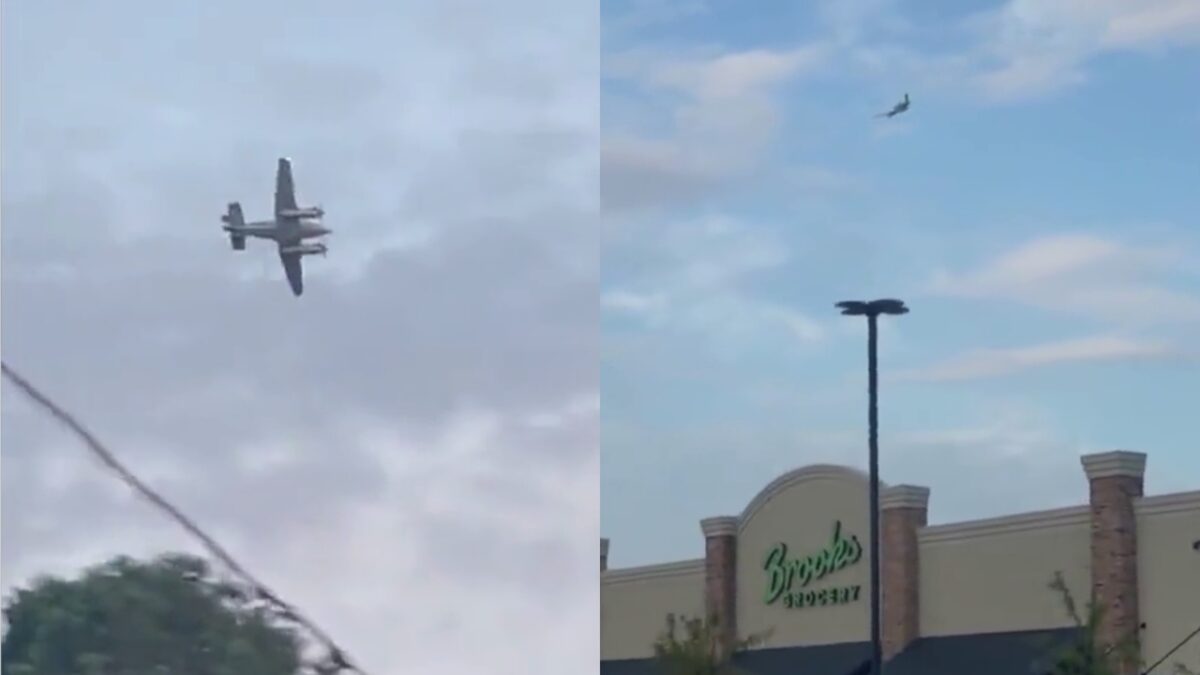 WATCH Pilot Threaten to Crash Stolen Plane in Tupelo Walmart