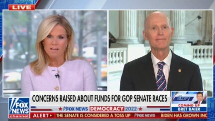 Martha MacCallum and Rick Scott