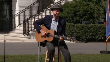 James Taylor performs at the WH on Sept. 13