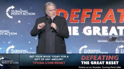 WATCH: Steve Bannon Warns Crowd About 'Human 2.0'
