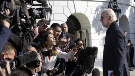 President Biden departs on the South Lawn of the White House For Colorado