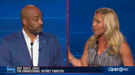 Marjorie Taylor Greene Rants at Debate That Democratic Party Is ‘The Party of Child Abuse’, Opponent Replies He’ll Pray for Her (mediaite.com)