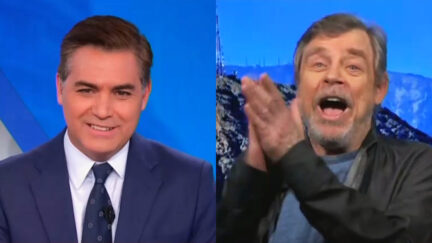 Mark Hamill and Jim Acosta