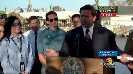 Ron DeSantis Blasts Reports His Hurricane Photo Op Interrupted Relief Efforts But Video Shows Otherwise