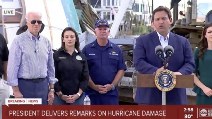 WATCH: DeSantis Praises Biden For 'Team Effort' in Hurricane Rescue and Relief at Joint Presser