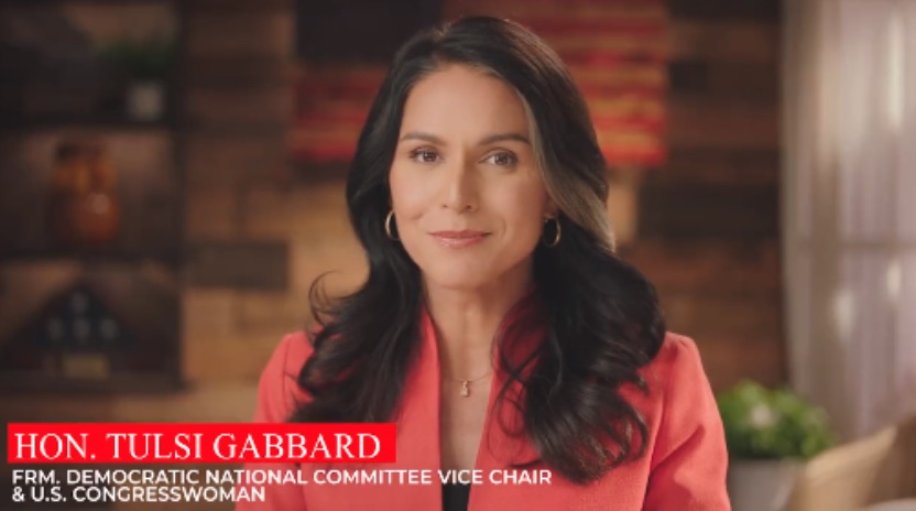 Tusli Gabbard endorsing Joe Kent