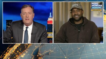 Kanye West with Piers Morgan