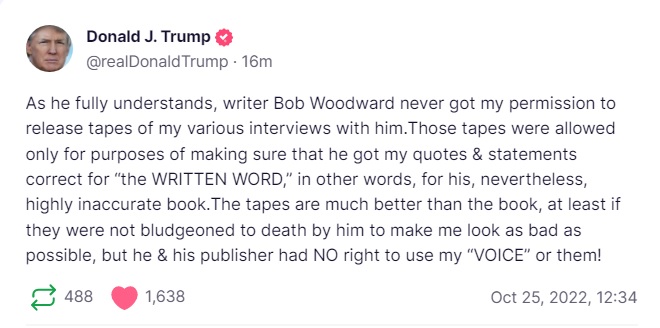 Trump social 10-25