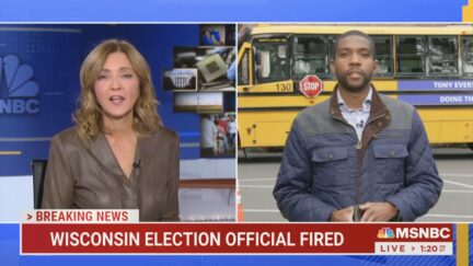 Chris Jansing and Shaq Brewster reporting on WI election story