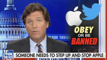 Tucker Carlson Claims Apple Engages in 'Secretive Censorship' 'Always and Everywhere' to Help the CCP