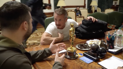 WATCH: Sean Penn Offers Oscar to Ukraine as Latest Weapon to Fight the Russians