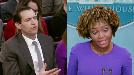 Jean-Pierre Rips Trump Admin When Reporter Asks If Biden 'Bears Some Responsibility' For Low Covid Booster Rate
