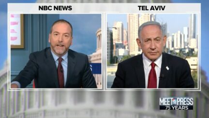 Chuck Todd presses Benjamin Netanyahu