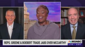 Dana Milbank puts Joy Reid in stitches