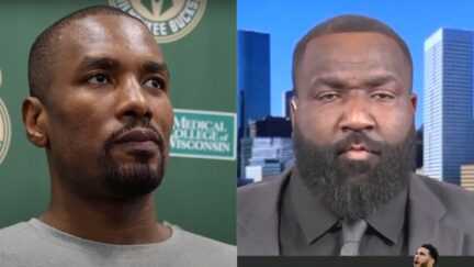 Serge Ibaka Kendrick Perkins