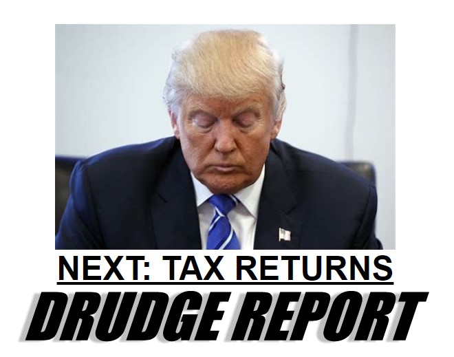 Drudge's Trump banner