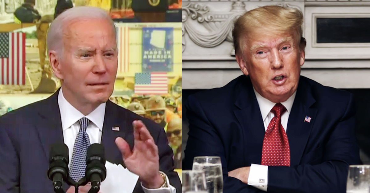 Joe Biden and Donald Trump