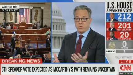 'Democracy is Messy': CNN's Jake Tapper Defends Republicans Who Refuse to Vote for McCarthy