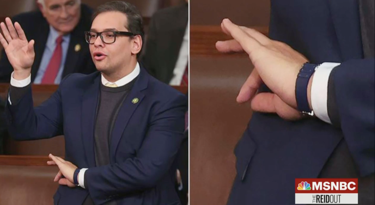 Joy Reid Accuses George Santos of Throwing 'White Power Sign' During McCarthy Vote