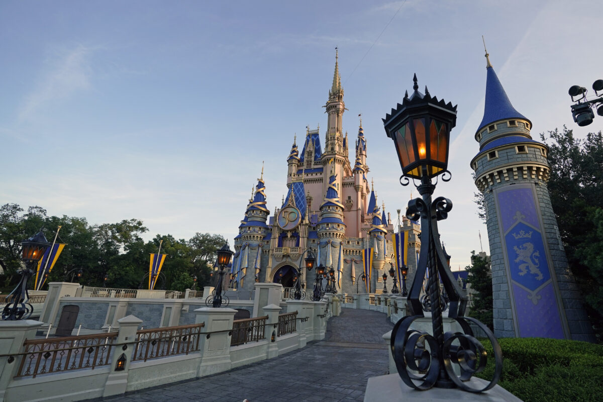 Cinderella Castle at Walt Disney World in Orlando, Florida