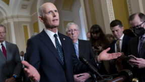 Rick Scott and Mitch McConnell