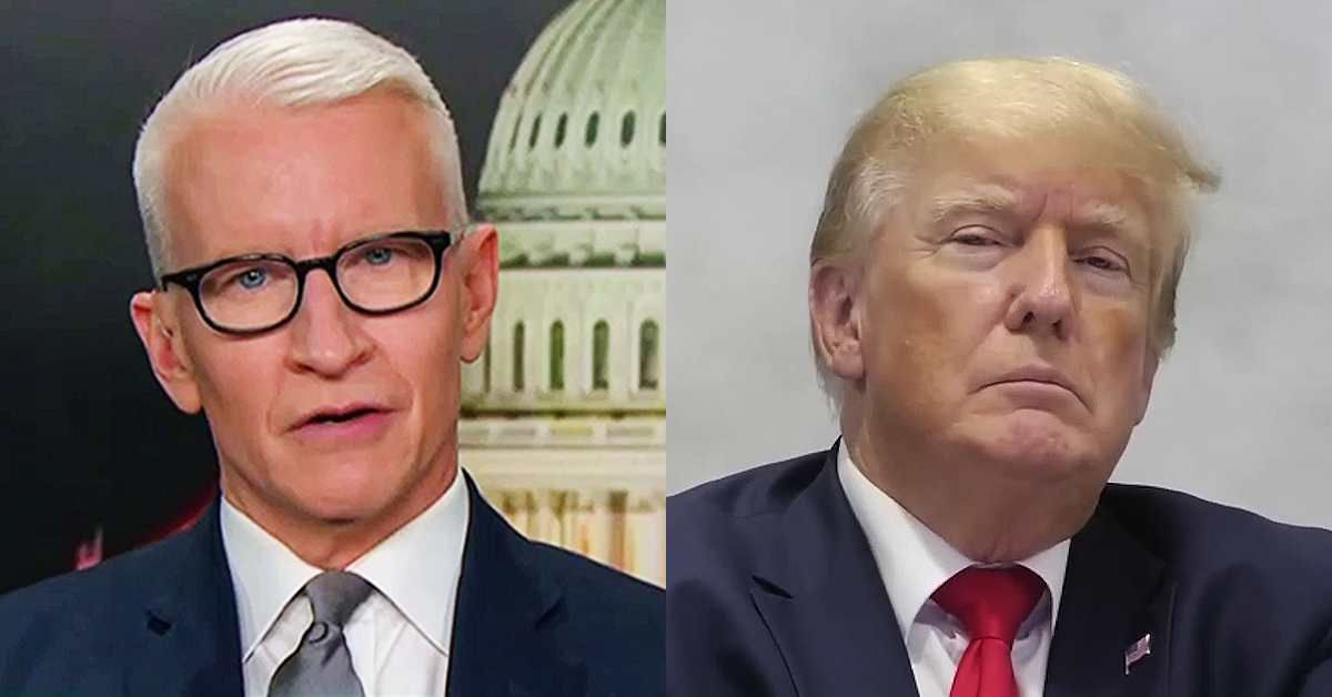 Anderson Cooper and Donald Trump