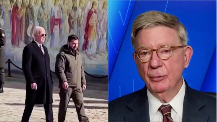 GOP Icon George Will Gushes About Biden Trip 'With Sirens Wailing In a War Zone' 'Great Moment For All Americans To Be Proud!'