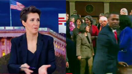 'I Know This Is Wrong But...' Maddow Notes A Thousand Mostly Old People At SOTU And Only Bernie Wearing COVID Mask