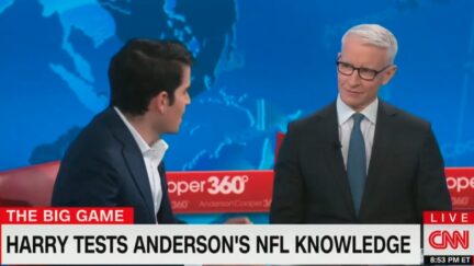 Anderson Cooper whiffs Super Bowl question