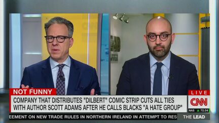 Stunned Jake Tapper TORCHES Dilbert For 'Clearly Preaching White Supremacy' — And Musk For Taking His Side