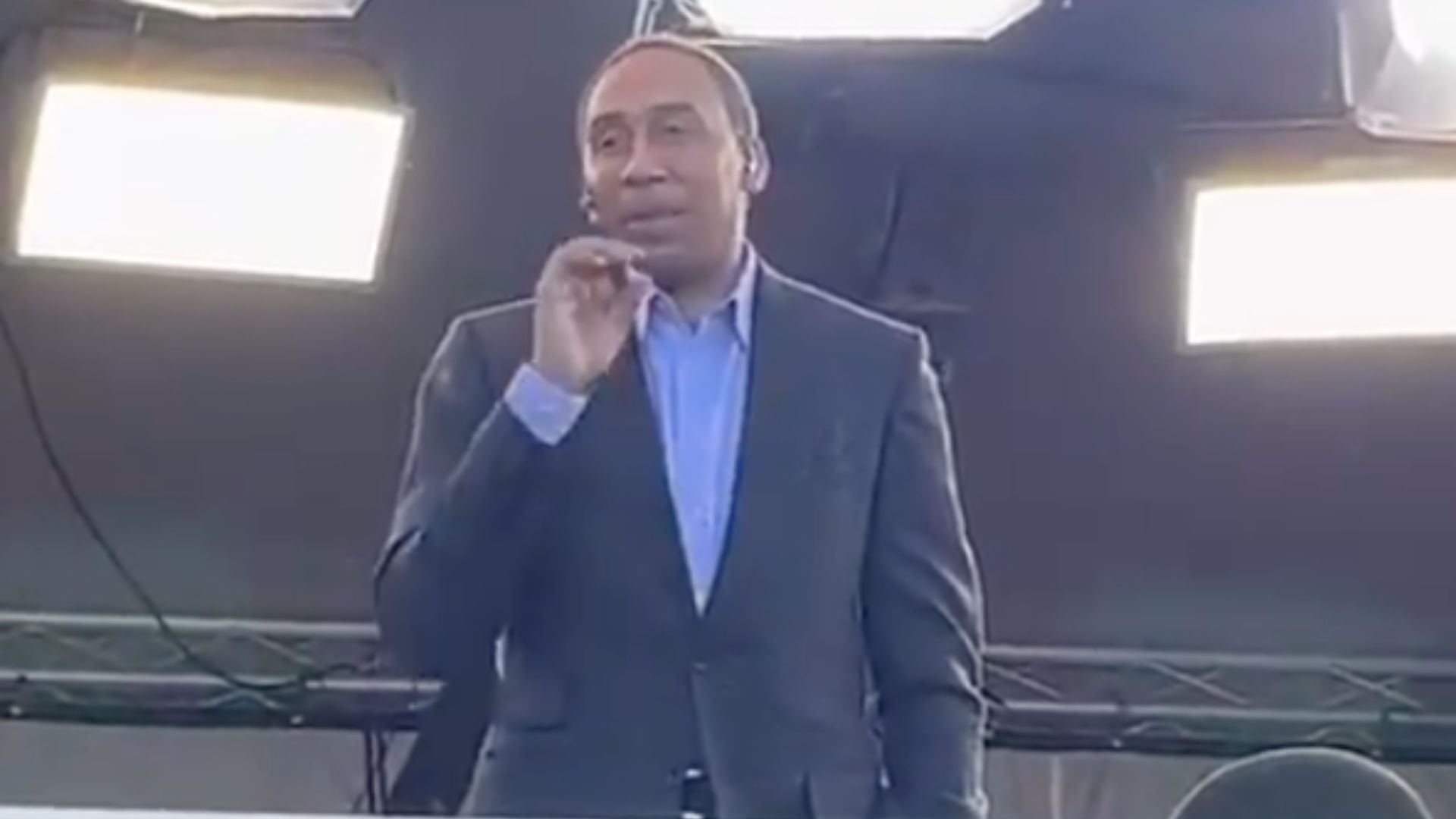 WATCH: ‘First Take’ Fans Erupt After Stephen A. Smith Jokes About Smoking ‘Some Weed’