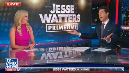 Jesse Watters and Kayleigh McEnany